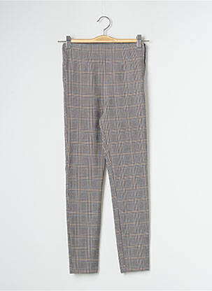 Pantalon slim stretch taille normale gris ZARA femme