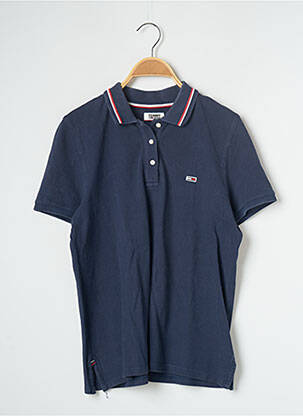 Polo bleu TOMMY HILFIGER pour homme