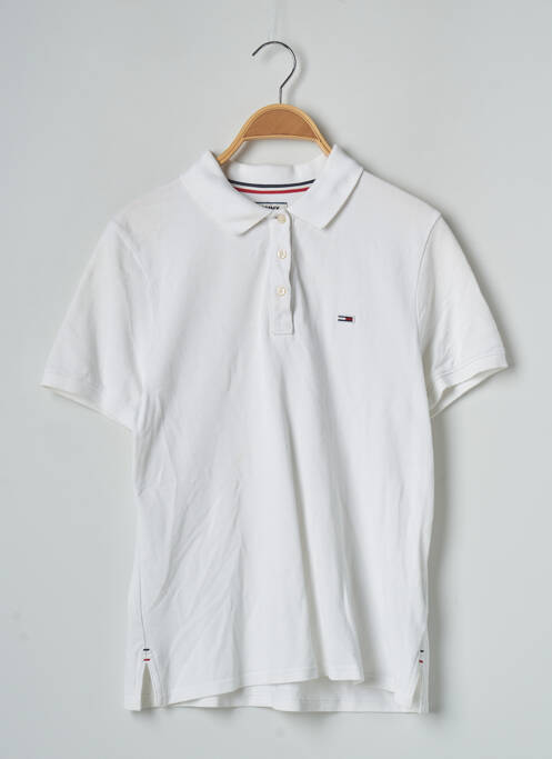 Polo blanc TOMMY HILFIGER pour homme