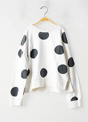 Sweat-shirt blanc MANGO pour fille seconde vue