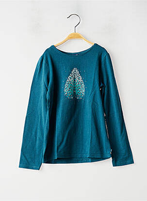 T-shirt bleu OKAÏDI pour fille