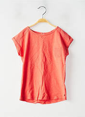 T-shirt orange OKAÏDI pour fille seconde vue