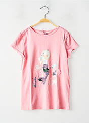T-shirt rose SERGENT MAJOR pour fille seconde vue
