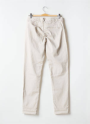 Pantalon chino taille basse taille basse beige SUD EXPRESS femme