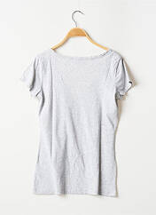 T-shirt gris ESPRIT pour femme seconde vue