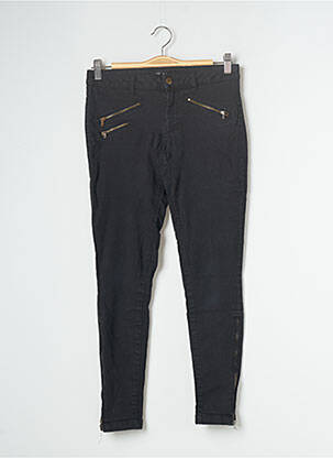 Pantalon 7/8 stretch taille normale noir ZARA femme