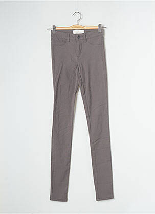 Jegging tissage jersey taille normale gris PIECES femme