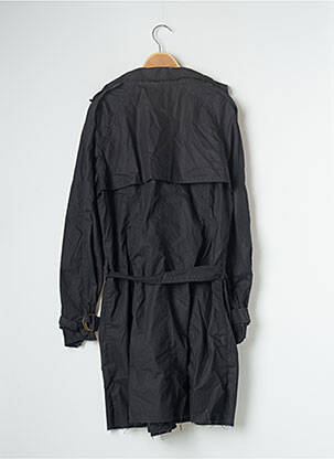 Trench tissage popeline sans capuche noir BEST MOUNTAIN femme