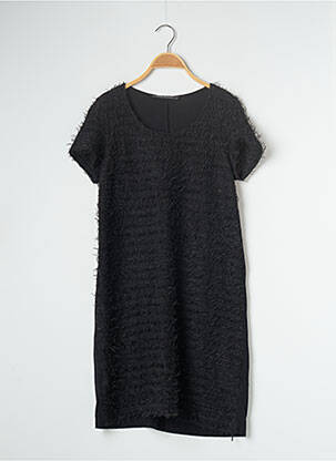 Robe mi-longue manches courtes manches courtes noir MADO ET LES AUTRES femme