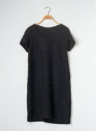 Robe mi-longue manches courtes manches courtes noir MADO ET LES AUTRES femme