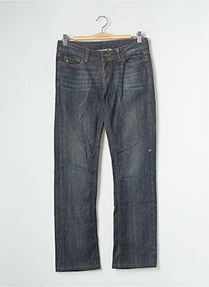 Jeans coupe droite bleu TEDDY SMITH pour femme