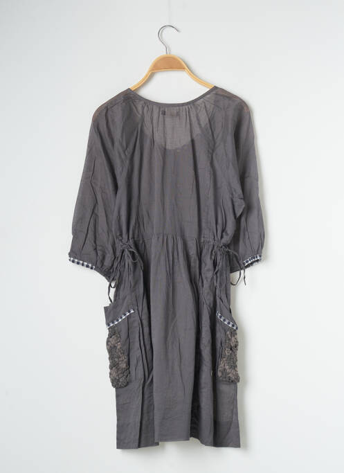 Robe mi-longue gris ANIMALE pour femme