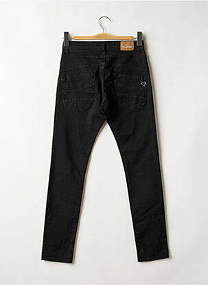 Pantalon slim taille basse taille basse noir PLEASE femme