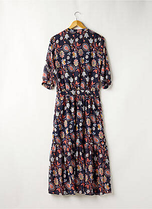 Robe longue manches courtes manches courtes bleu LES P'TITES BOMBES femme
