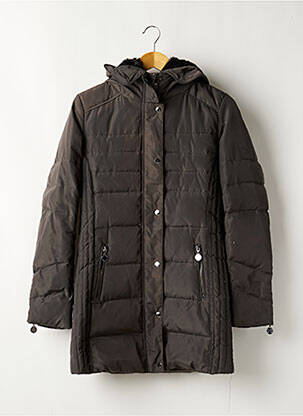 Doudoune manches longues a capuche gris PEPE JEANS femme