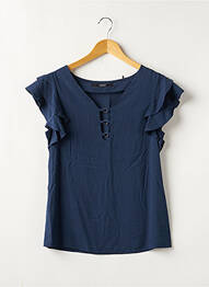 Top manches courtes manches courtes bleu GUESS femme