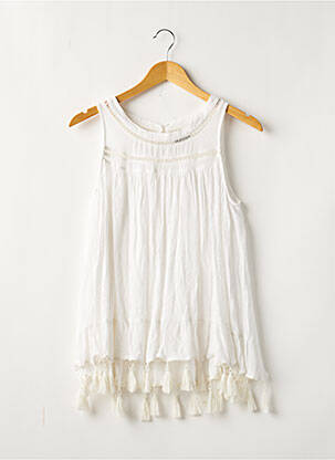 Top blanc VILA pour femme