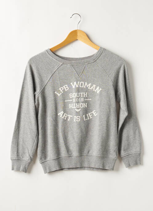 Sweat-shirt gris LES P'TITES BOMBES pour femme