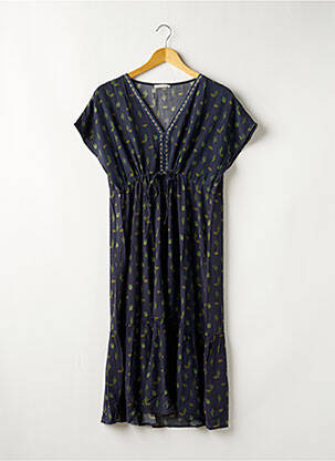 Robe mi-longue bleu LES P'TITES BOMBES pour femme