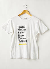 T-shirt blanc STRADIVARIUS pour femme seconde vue