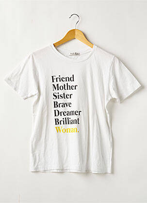 T-shirt blanc STRADIVARIUS pour femme