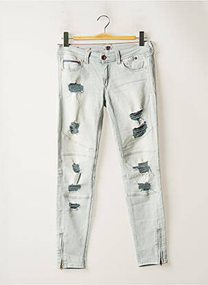 Jeans coupe slim stretch taille normale bleu TOMMY HILFIGER femme