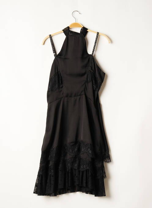 Robe mi-longue noir BAI AMOUR pour femme