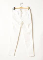 Jeans coupe slim blanc ZARA TRAFALUC pour femme seconde vue