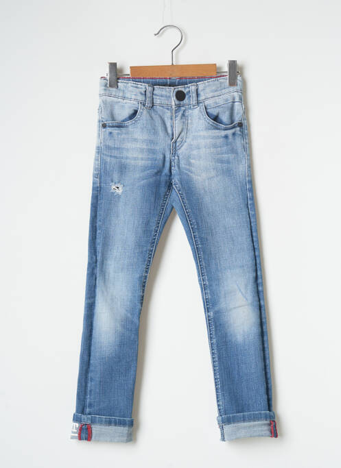 Jeans coupe slim bleu IKKS pour garçon