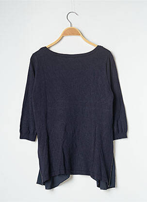 Top stretch manches 3/4 bleu VERO MODA femme