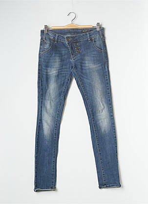 Jeans coupe slim bleu REMIXX pour femme