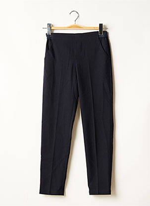 Pantalon 7/8 stretch taille normale bleu LE TEMPS DES CERISES femme