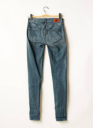 Jeans coupe slim effet usé délavé taille normale bleu LE TEMPS DES CERISES femme
