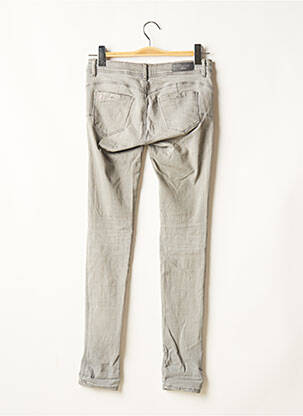 Jeans coupe slim stretch taille basse gris KAPORAL femme
