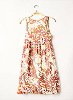 Robe mi-longue sans manche sans manche beige MISS CAPTAIN femme