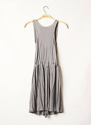 Robe mi-longue sans manche sans manche gris LPB femme