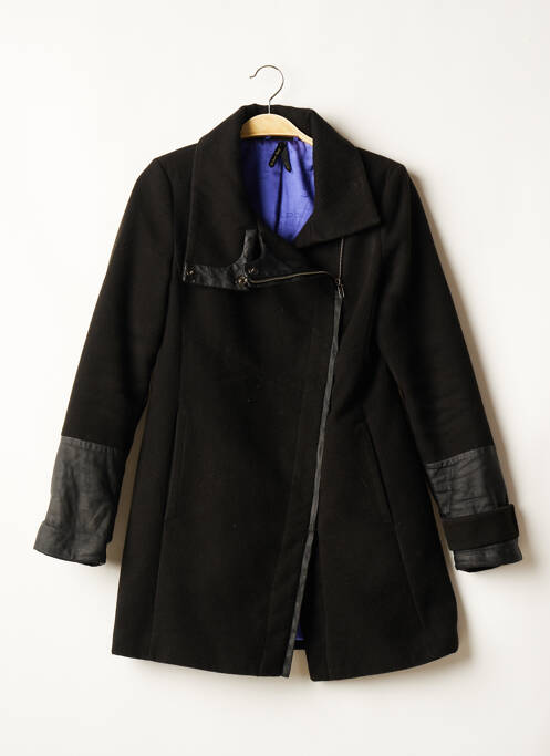Manteau long noir LPB pour femme