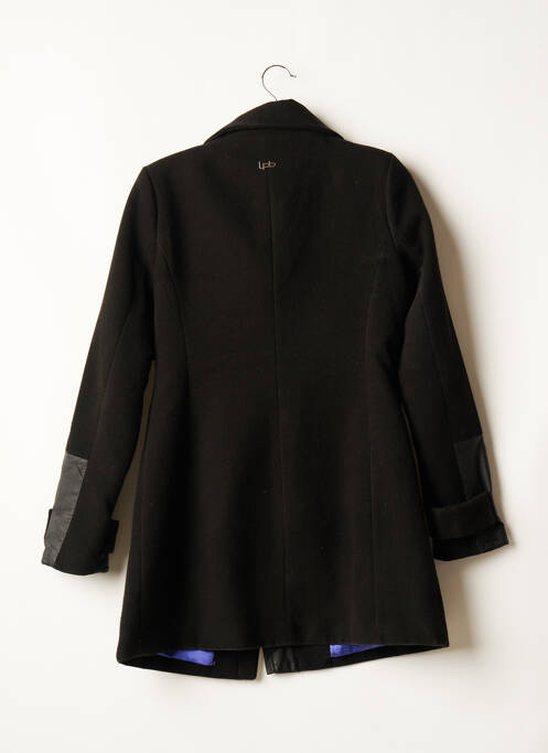 Manteau long noir LPB pour femme