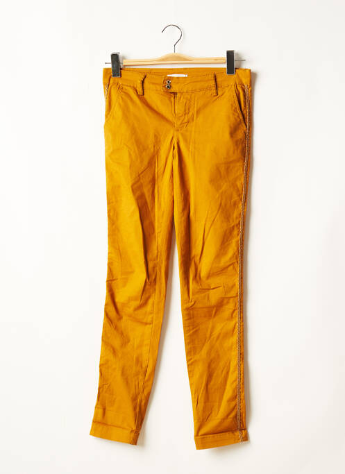 Pantalon chino jaune LPB pour femme