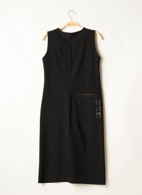 Robe mi-longue noir DIPLODOCUS pour femme
