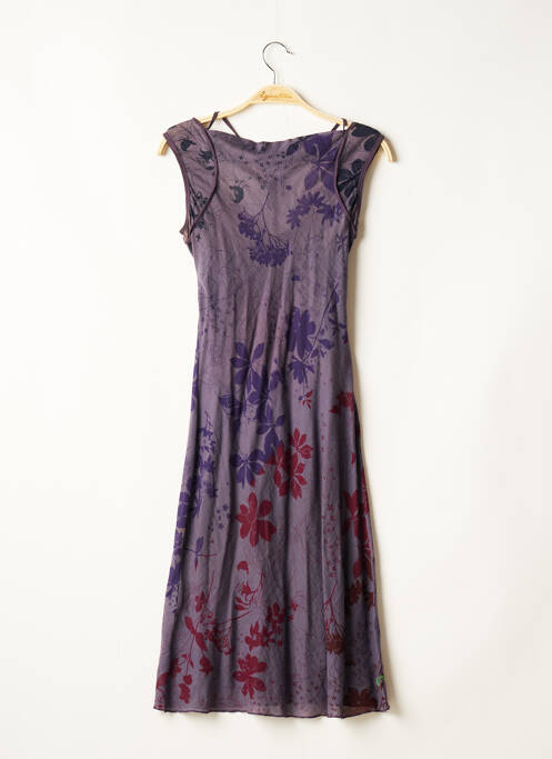 Robe mi-longue violet COP COPINE pour femme