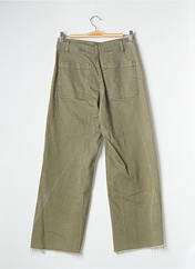 Jeans coupe large vert F.A.M. pour femme seconde vue