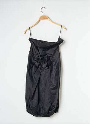 Robe courte sans manche sans manche noir NAF NAF femme