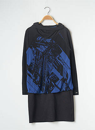 Robe courte manches longues manches longues bleu COP COPINE femme