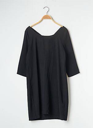 Robe courte manches 3/4 manches 3/4 noir KILKY femme