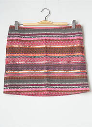 Mini-jupe  rose MISS CAPTAIN femme