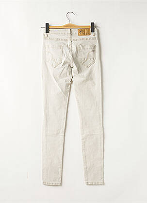 Pantalon slim stretch taille normale marron PLACE DU JOUR femme