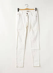 Pantalon slim blanc ZARA pour femme seconde vue