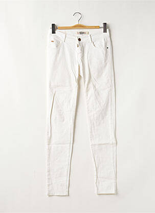 Pantalon slim blanc ZARA pour femme