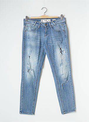 Jeans coupe slim slim taille basse bleu FREEMAN T.PORTER femme